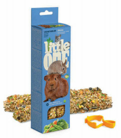 [32270] LITTLE ONE STICKS VEGETALES C.INDIA CONEJO CHINCHILLA 8X120GR