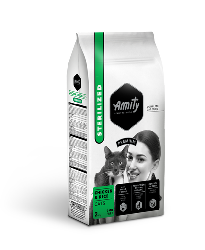 [04GA002000.0058.0192] AMITY CAT PREMIUM STERILIZED CHICKEN 2KG - PVP 8,80€