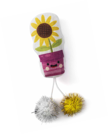 [GH527993] LEO PET JUGUETE PARA GATO "GIRASOL PON-PON" 9 CM 