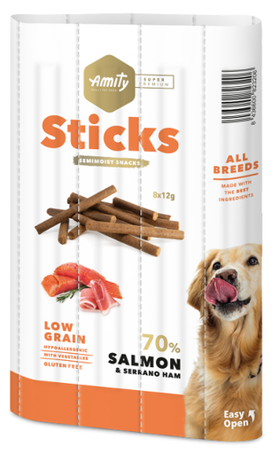 [40PE000096.0002.0624] AMITY STICKS SALMON & JAMÓN 96GR   