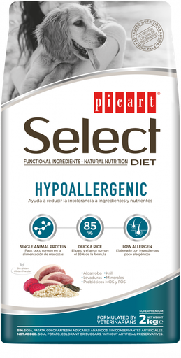 [01716002] PICART SELECT DIET HYPOALLERGENIC 2KG