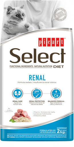 [02724802] PICART SELECT DIET CAT RENAL 2KG