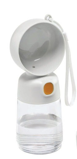 [CD952174] LEO PET BOTELLA MULTIFUNCIONAL "HAPPYTRAVEL" PARA MASCOTAS -BLANCO 