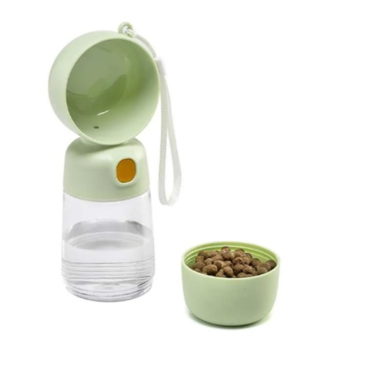 [CD952181] LEO PET BOTELLA MULTIFUNCIONAL "HAPPYTRAVEL" PARA MASCOTAS - VERDE 