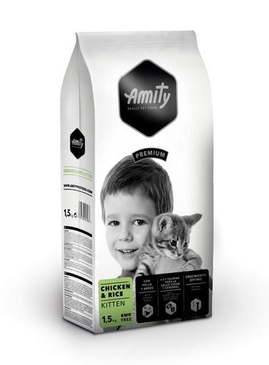 [04GA001500.0006.0240] AMITY CAT PREMIUM KITTEN GATITOS 2KG P.V.P. 9,60€