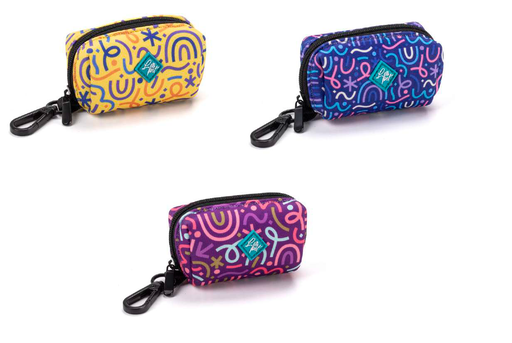 [IC620275] LEO PET DISPENSADOR DE BOLSAS EN PANA COLORES  ESTAMPADOS 